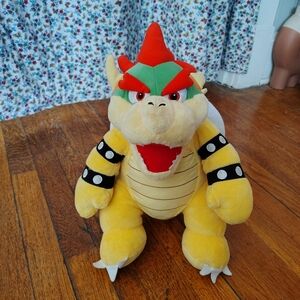 Build-a-Bear Super Mario Bowser King Koopa 16" Plush Doll Stuffed Animal 2018
